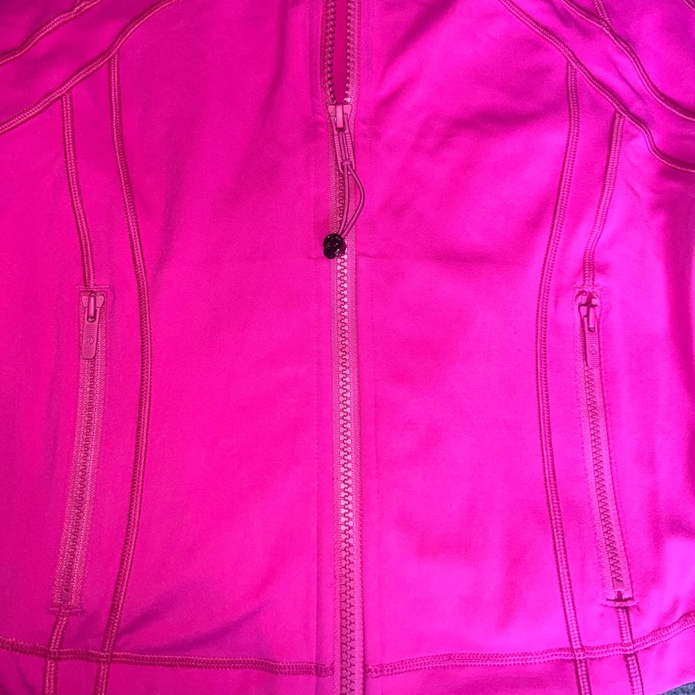 PINK lululemon define cropped jacket Nulu in Sonic Pink NWT